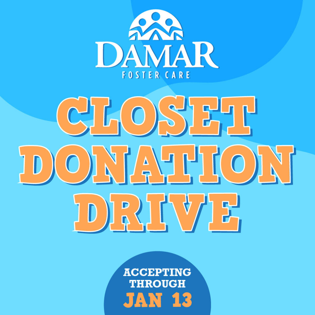 Closet donation drive